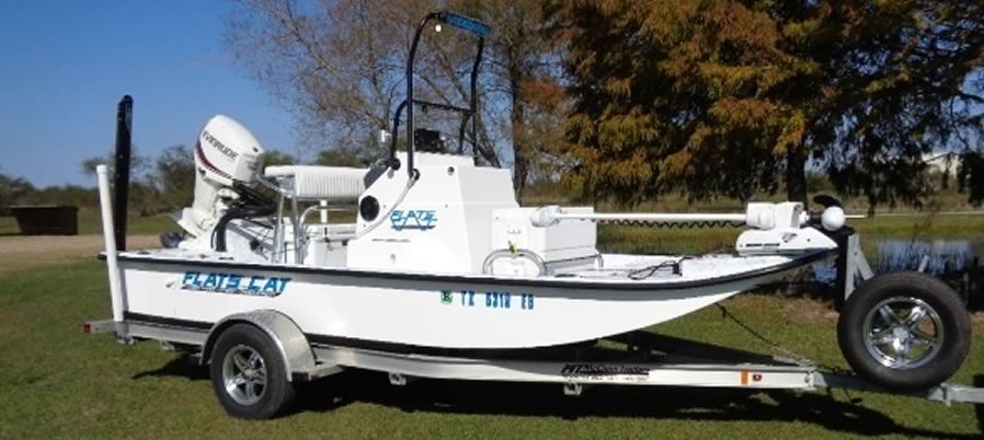 17 foot Flats Cat shallow water catarmaran fishing boat