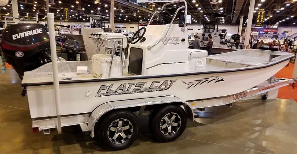 19 foot Flats Cat shallow water catarmaran fishing boat